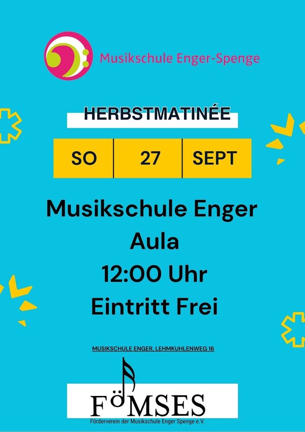 Bild vergr&ouml;&szlig;ern: Herbstmartinee 2026